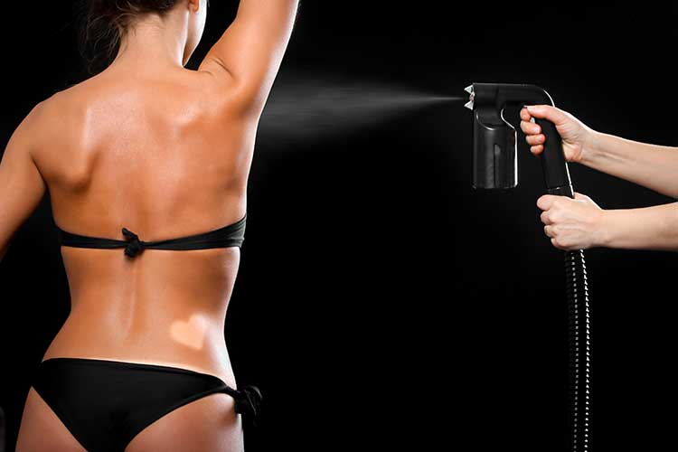 SUNLESS SPRAY TANNING